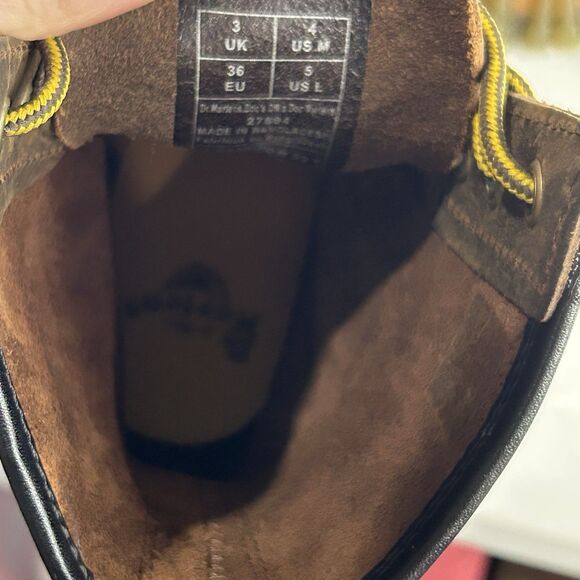 Dr Martens 1460 Bex Crazy Horse Brown Leather Lace Up Boots 27894 Men 4 Women 5 - Picture 8 of 8